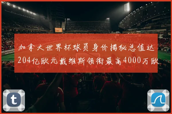 加拿大世界杯球员身价揭秘总值达204亿欧元戴维斯领衔最高4000万欧